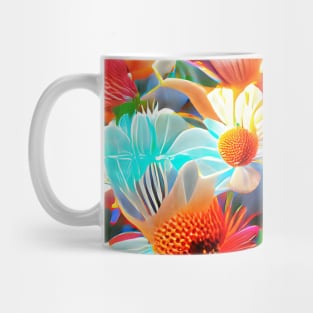 Colorful Flower Art Mug